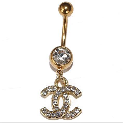 chanel belly ring|Chanel rings real.